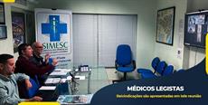 SIMESC participa de tele reunião com médicos legistas
