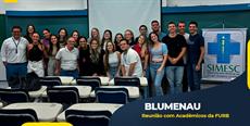 SIMESC Blumenau reúne-se com Acadêmicos da FURB
