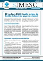 Diretoria do SIMESC avalia o plano de Gestão de Saúde do governo estadual