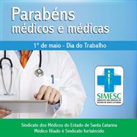 Parabéns médico e médica pelo Dia do Trabalho!
