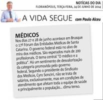 Jornalista Paulo Alceu destaca 17º FEMESC em sua coluna