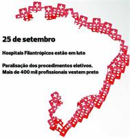 Hospitais filantrópicos paralisam atividades no dia 25