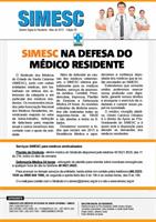 SIMESC na defesa do médico residente