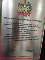 Regional Canoinhas recebe homenagem no Dia do Médico
