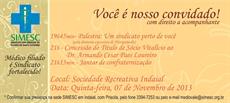 Regional Médio Vale convida médicos para palestra e homenagem a Sócio Vitalício