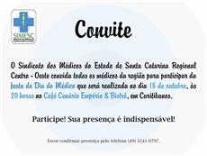 Festa do Dia do Médico em Curitibanos. Participe!