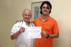 SIMESC Regional Chapecó homenageia Sócio Vitalício