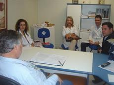SIMESC reúne-se com direção do hospital Hans Dieter Schimdt