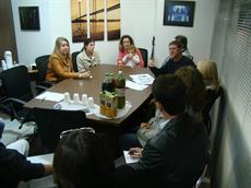 SIMESC participa de reunião sindical em Joinville