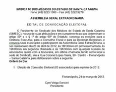 Edital de Convocação Eleitoral