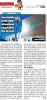 Situação dos anestesistas do hospital Pequeno Anjo em destaque no Diarinho