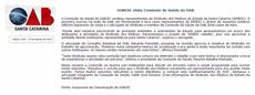 Jornal da OAB destaca SIMESC Cidadão