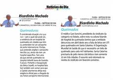 Presidente do SIMESC comenta nota sobre leitos para queimados em SC