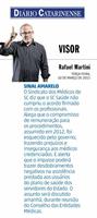 Rafael Martini repercute a falta de cumprimento de acordo do SC Saúde