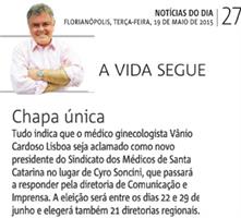 Jornalista Paulo Alceu destaca eleições do SIMESC