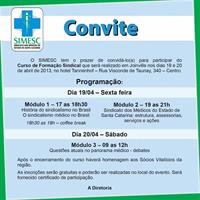 SIMESC inicia ciclo de cursos de Formação Sindical por Joinville