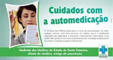 Informe SIMESC alerta para os riscos da automedicação
