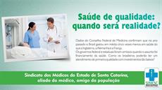 SIMESC cobra saúde de qualidade
