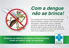 Dengue em destaque no Informe SIMESC