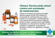 Informe SIMESC explica a importância da Câmara Técnica para reduzir custos com medicamentos