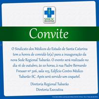 SIMESC inaugura nova sede Regional Tubarão no dia 16 de outubro