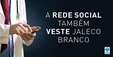 A rede social também veste jaleco branco