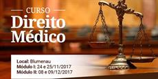 Curso de Direito Médico em Blumenau está com inscrições abertas