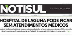 Imprensa repercute paralisação dos médicos de Laguna