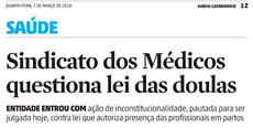 Presidente do SIMESC fala sobre Lei das Doulas ao DC