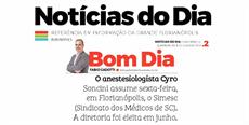 Jornalista Fábio Gadotti divulga posse dos dirigentes do SIMESC