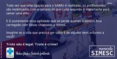 Trote é crime!