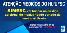 HU/UFSC: SIMESC vai buscar na Justiça adicional de insalubridade cortado