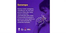 DIVE divulga nota técnica sobre o sarampo