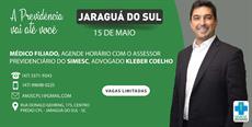 Assessor previdenciário do SIMESC realiza atendimento em Jaraguá do Sul