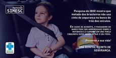 Cinto de segurança no banco traseiro: preserve a sua vida!