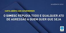 ACADÊMICOS UFSC - Carta Aberta aos Catarinenses