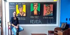Artista franco-brasileiro, Bruno Barbi, participa de exposição no Ostradamus Coqueiros