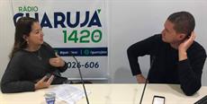 Diretora do SIMESC fala sobre importância da saúde do médico à rádio Guarujá