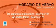 Atenção ao horário de verão do SIMESC