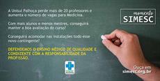 SIMESC defende ensino médico de qualidade!
