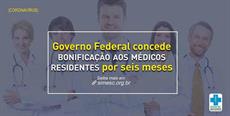 Coronavírus: Governo concede bonificação aos médicos residentes por seis meses
