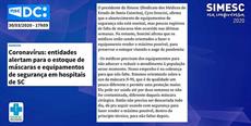Presidente do SIMEC fala sobre uso de máscaras ao Diário Catarinense