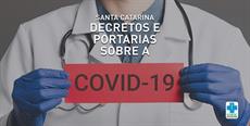 Decretos e portarias sobre a Covid-19 em SC