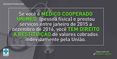 SIMESC promove ação coletiva CONTRA A UNIÃO por descontos indevidos IMPOSTOS AOS cooperados Unimed