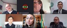 Vice-governadora conversa com médicos para saber as dificuldades e necessidades  ao enfrentamento da pandemia