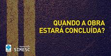 Quando a obra estará concluída?