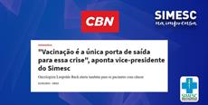 Vice-presidente do SIMESC defende vacinação da Covid-19 na rádio CBN Diário