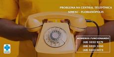 SIMESC Florianópolis com problema nos telefones