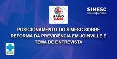 Reforma da Previdência em Joinville é tema de entrevista