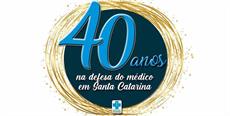 SIMESC: 40 anos na defesa do médico em SC!